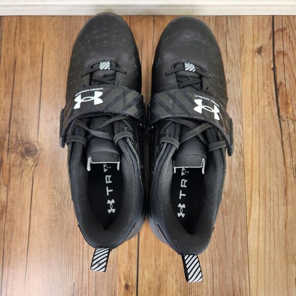 Under Armour Reign Lifter Mens Sz 11 Black Weightlifting Power Shoes 3023735-001 main image 4